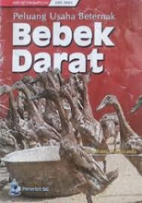 Peluang Usaha Beternak Bebek Darat