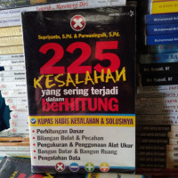Image of 225 KESALAHAN yang sering terjadi dalam BERHITUNG
