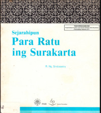 Image of Sejarahipun Para Ratu ing Surakarta