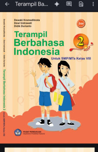 Image of Terampil berbahasa Indonesia 2, untuk smp/Mts kelas VIII