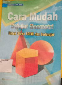 Image of Cara Mudah Belajar Geometri