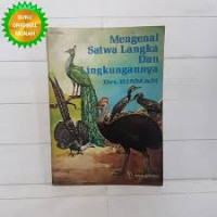 Image of mengenal satwa langka dan lingkungannya